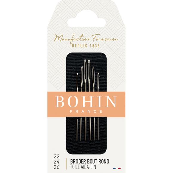 Sizes 22/24/26 Tapestry Needles by Bohin France