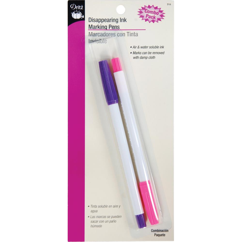 Dritz Pink & Purple Disappearing Ink Combo Pack