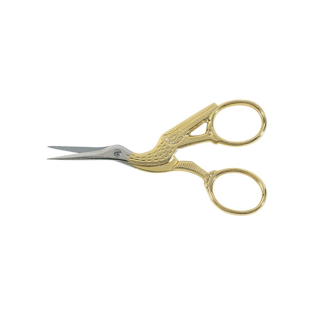 Gingher stork embroidery 3 1/2"