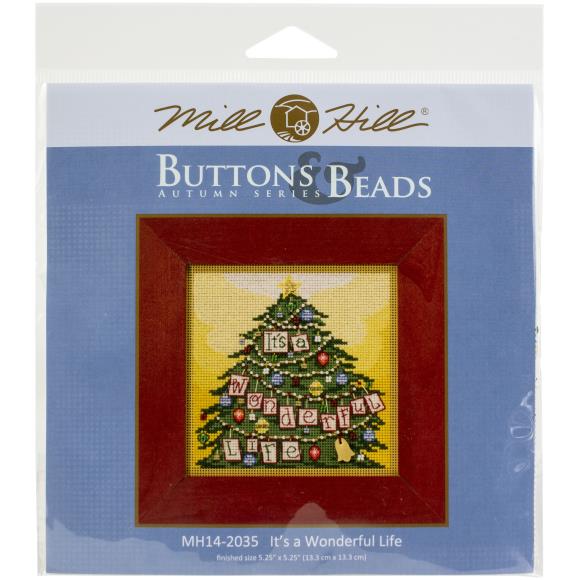 It's A Wonderful Life Cross Stitch Kit by Mill Hill
