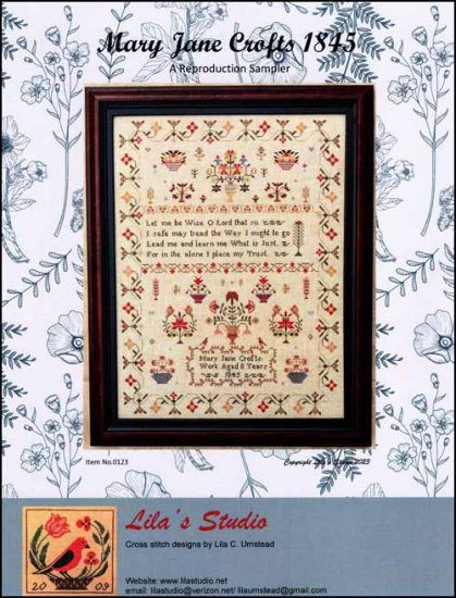 Mary Jane Crofts 1845 Cross Stitch Pattern by Lila's Studio