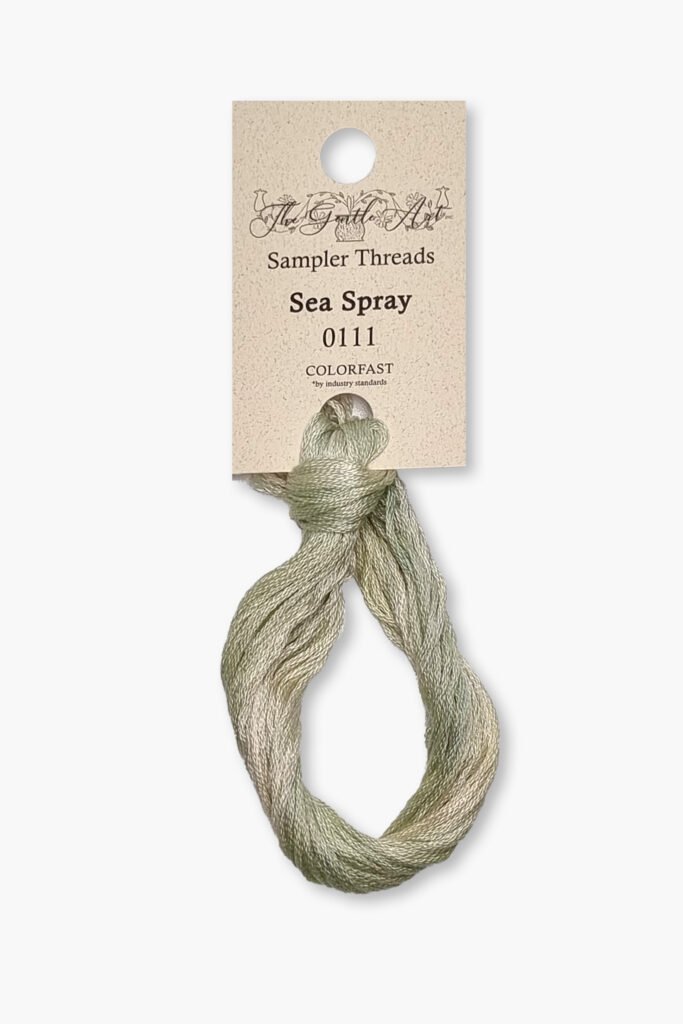 Gentle Art Sampler – Sea Spray 0111B – 10 yd – 100% Hand-Dyed Cotton