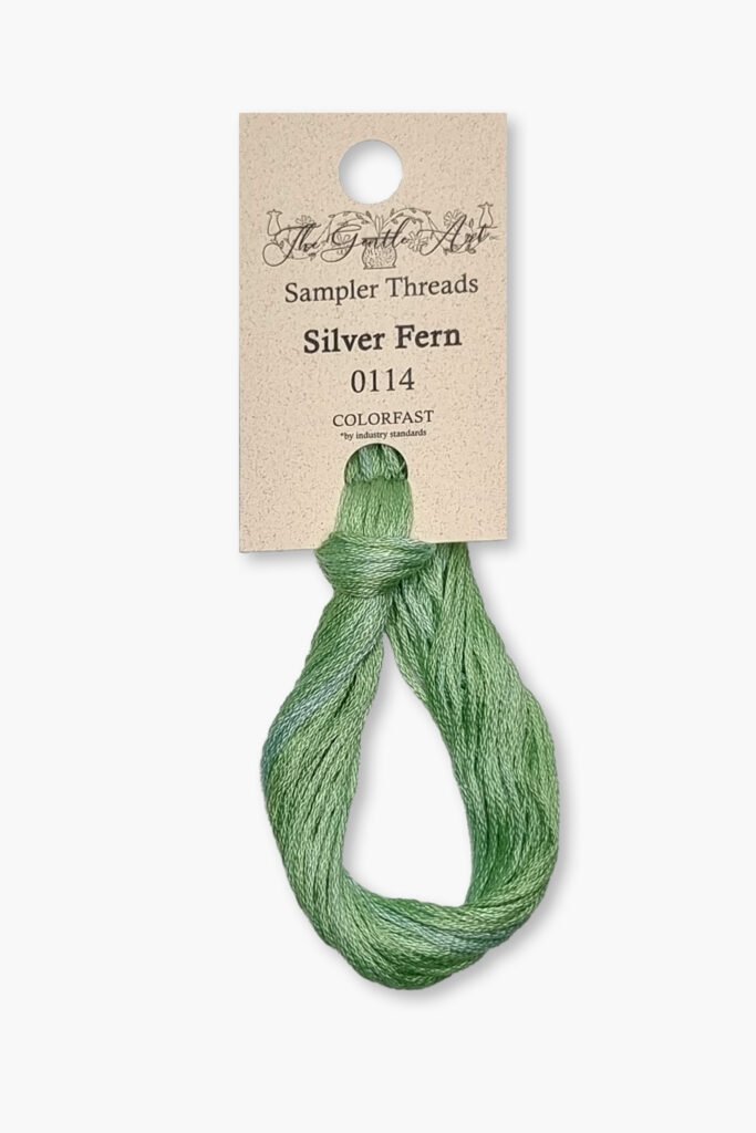 Gentle Art Sampler – Silver Fern 0114B – 10 yd – 100% Hand-Dyed Cotton