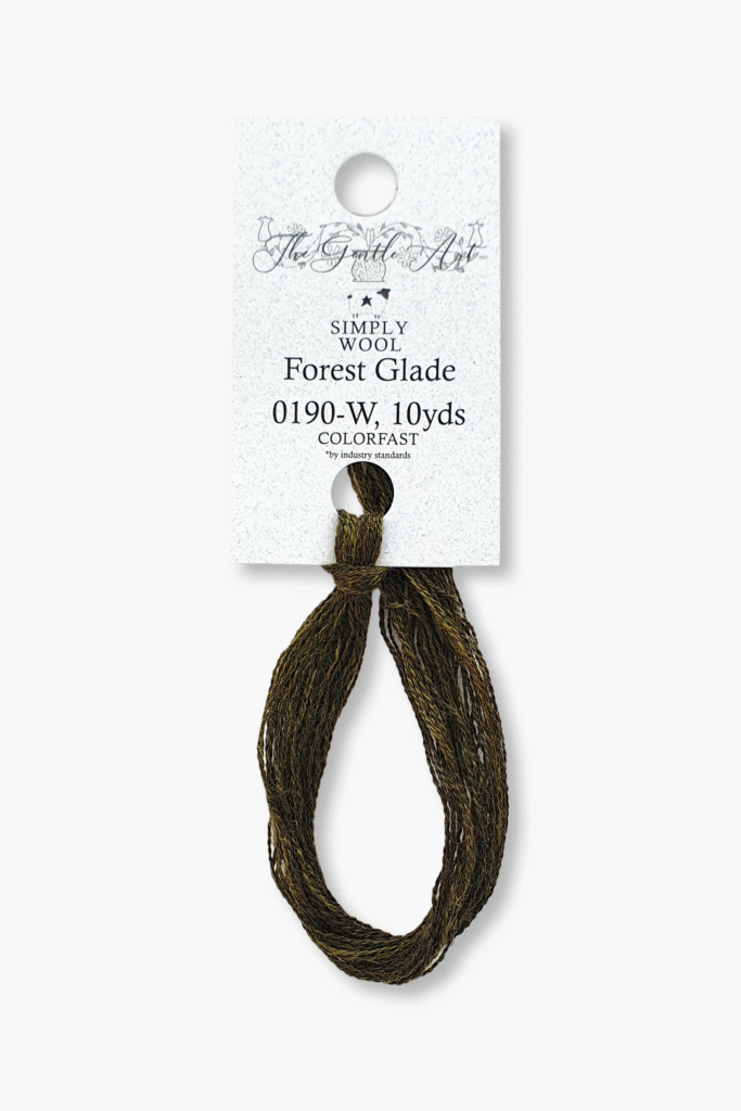 Gentle Art Simply Wool – Forest Glade 0190W – 10 verges – 100% laine teinte à la main