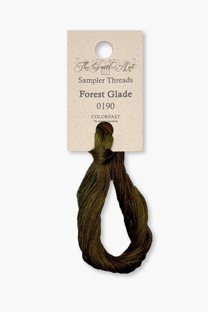 Gentle Art Sampler – Forest Glade 0190B – 10 yd – 100% coton teint à la main