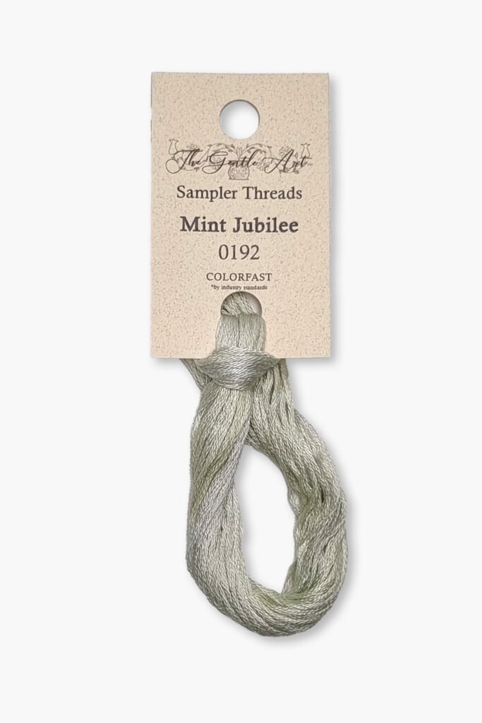 Gentle Art Sampler – Mint Jubilee 0192B – 10 yd – 100% coton teint à la main