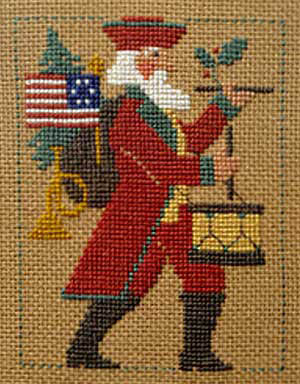2002 Schooler Santa - Cross Stitch Chart