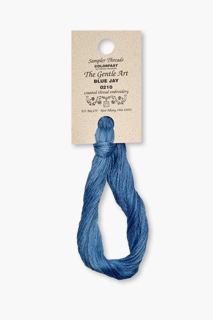 Gentle Art Sampler – Blue Jay 0210B – 10 yd – 100% coton teint à la main
