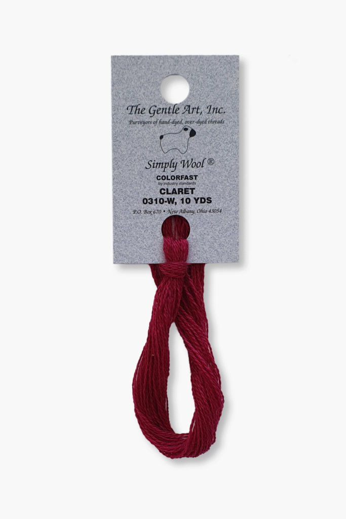 Gentle Art Simply Wool – Claret 0310W – 10 Yards – 100% Hand-Dyed Wool