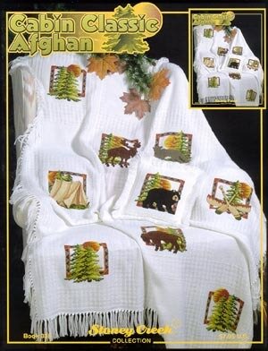 Cabin Classic Afghan Book 335 - Cross Stitch Chart