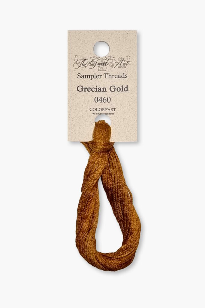 Gentle Art Sampler – Grecian Gold 0460B – 10 yd – 100% Hand-Dyed Cotton