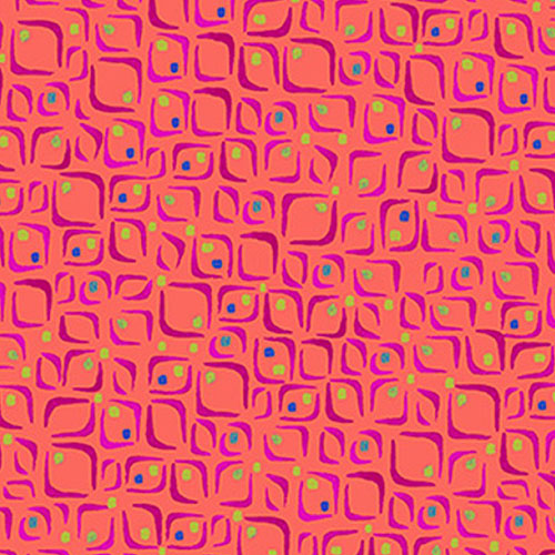 Floret Geometric KK104-CO3 Conflorations-Coral
