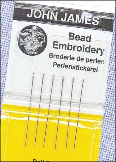 Short Beading Needles by John James