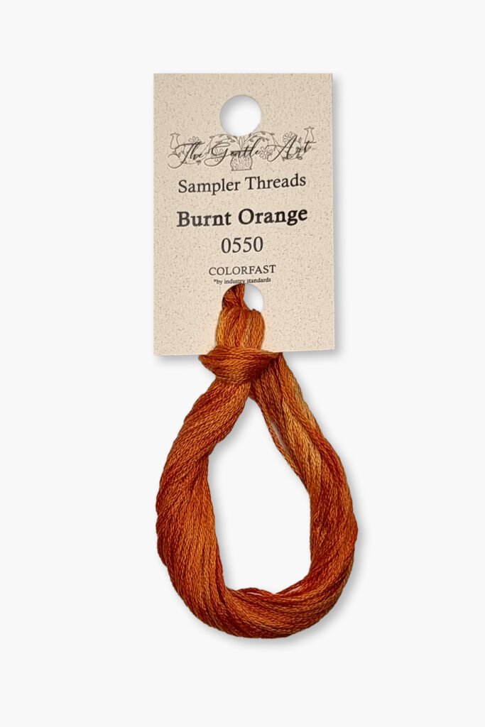 Gentle Art Sampler – Burnt Orange 0550B – 10 yd – 100% coton teint à la main