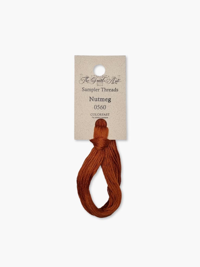 Gentle Art Sampler Threads – Nutmeg 0560B – 10 YD – 100% coton teint à la main