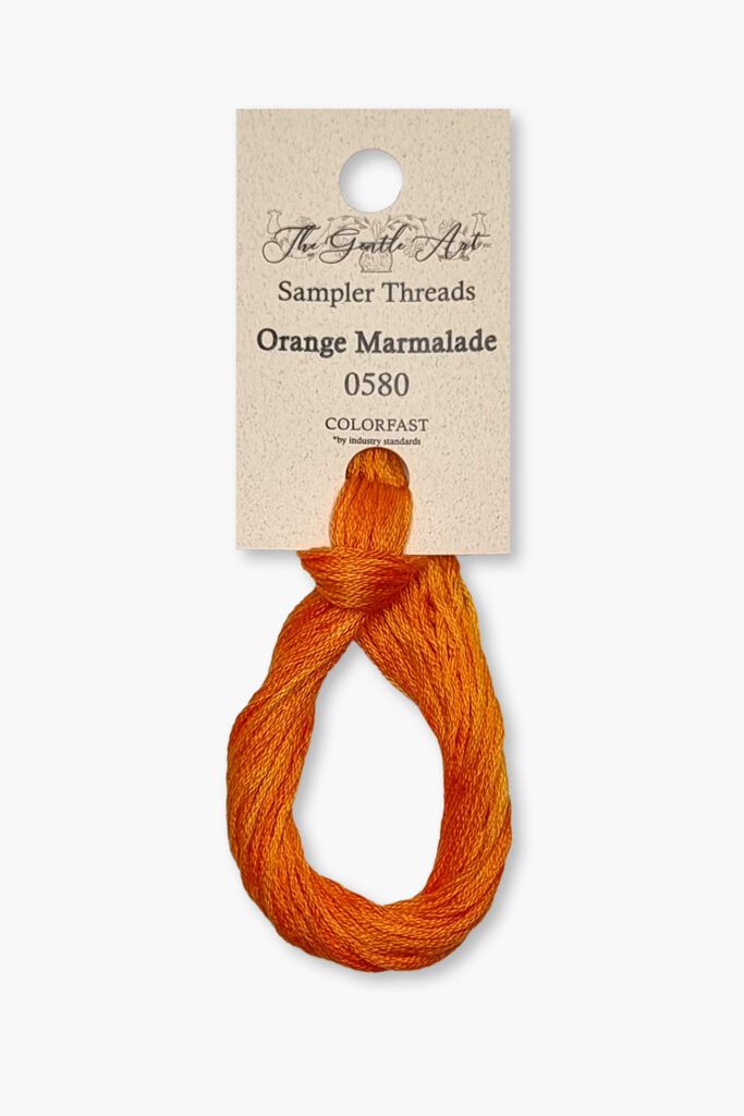 Gentle Art Sampler – Orange Marmalade 0580B – 10 yd – 100% coton teint à la main