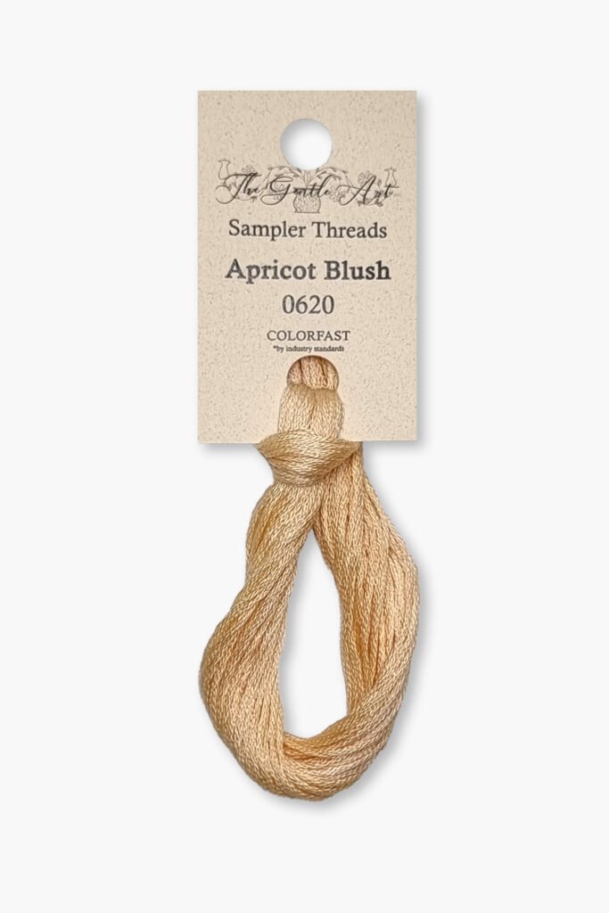 Gentle Art Sampler – Apricot Blush 0620B – 10 yd – 100% coton teint à la main