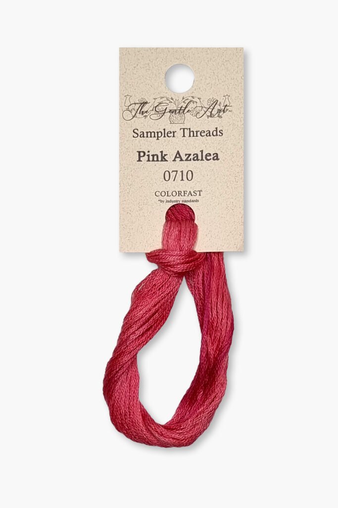 Gentle Art Sampler – Pink Azalea 0710B – 10 yd – 100% coton teint à la main