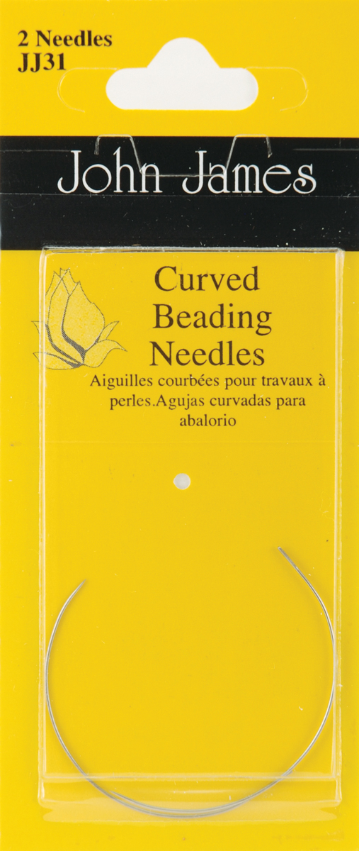 John James Curved Beading Needles-2/PkgJJ31