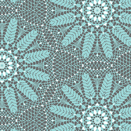 Meadow Dance - Crochet Lace Aqua