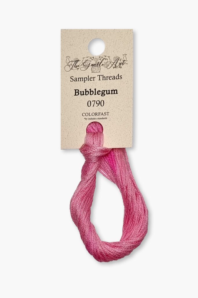 Gentle Art Sampler – Bubblegum 0790B – 10 yd – 100% coton teint à la main