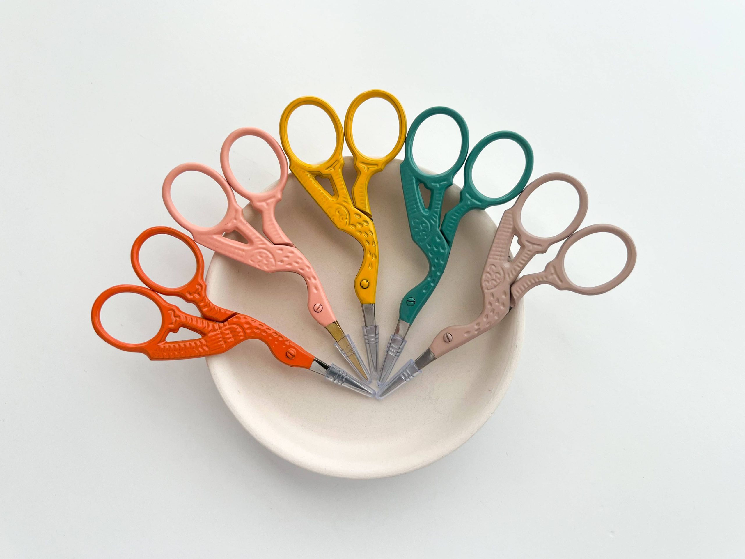Matryoshka small stork sewing scissors