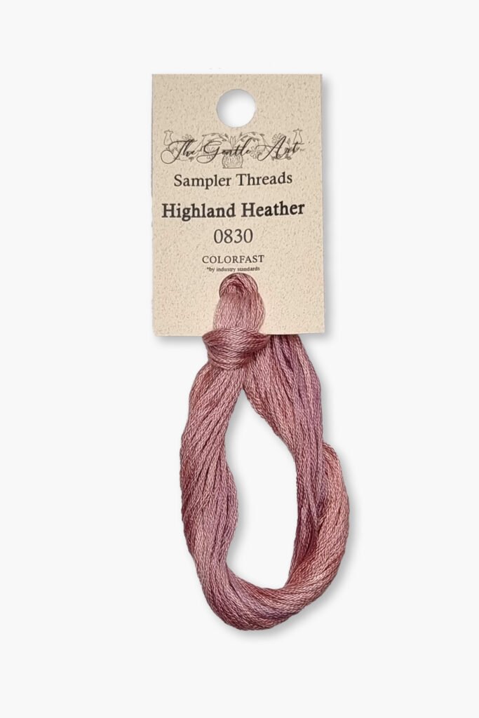 Gentle Art Sampler – Highland Heather 0830B – 10 yd – 100% Hand-Dyed Cotton