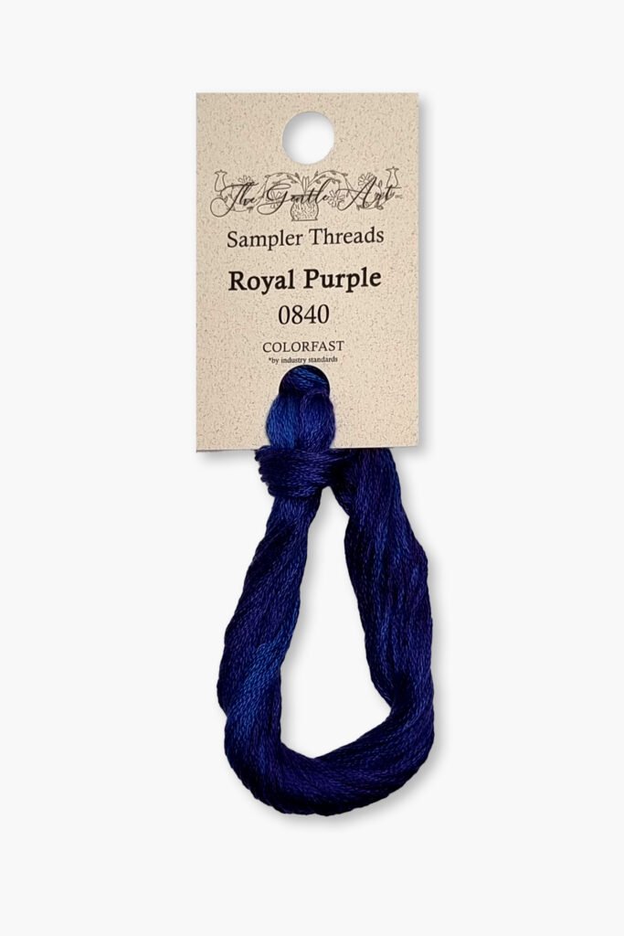 Gentle Art Sampler – Royal Purple 0840B – 10 yd – 100% coton teint à la main