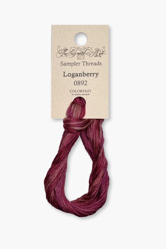 Gentle Art Sampler – Loganberry 0892B – 10 yd – 100% coton teint à la main