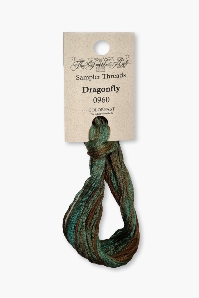 Filati Gentle Art Sampler – Dragonfly 0960B – 10 YD – 100% Cotone tinto a mano
