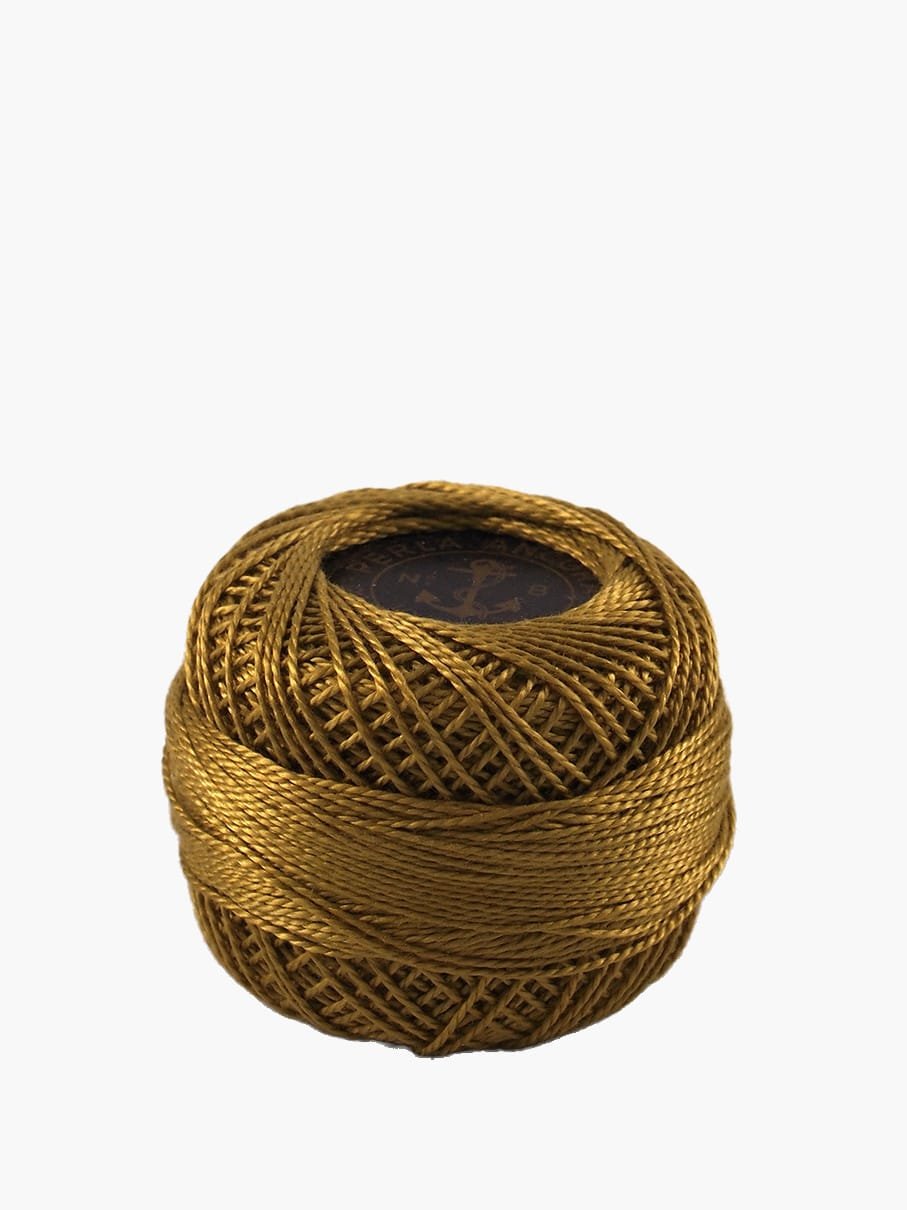 Anchor Perlé No. 8 – Color 283 – 100% coton – Pelote de fil de 10 g
