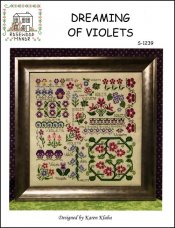 Dreaming of Violets Cross Stitch Pattern by Rosewood Manor