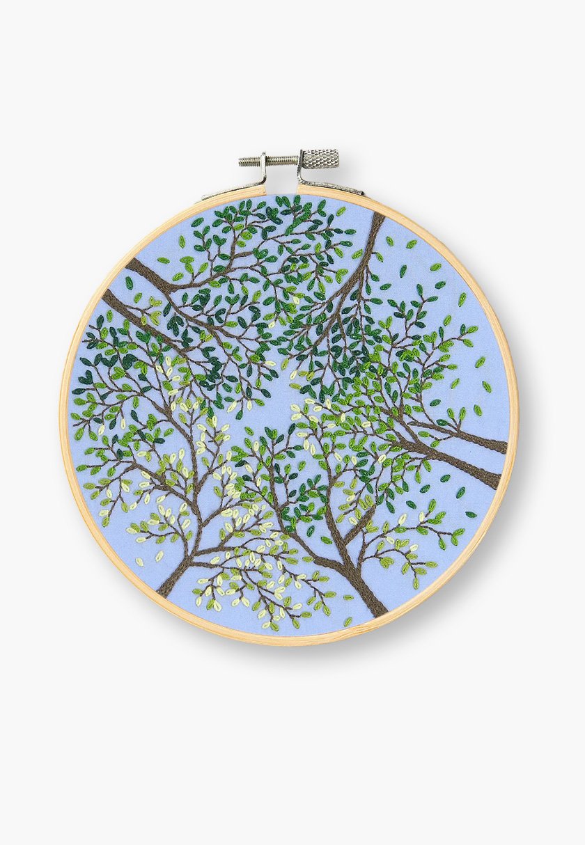 DMC – Tree Canopy Embroidery Kit by Nathalie Weinzaepflen – Beginner
