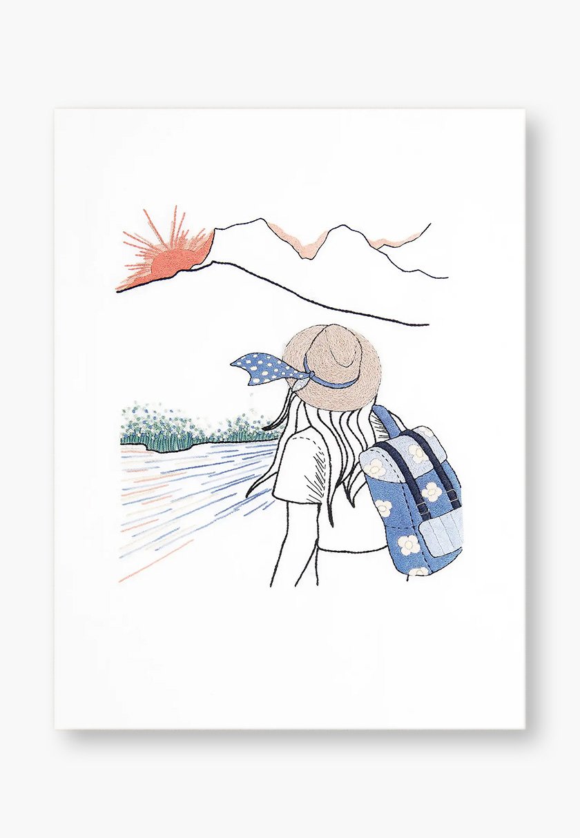 DMC – Hiker Embroidery Kit by Joanna Hateley – Intermediate