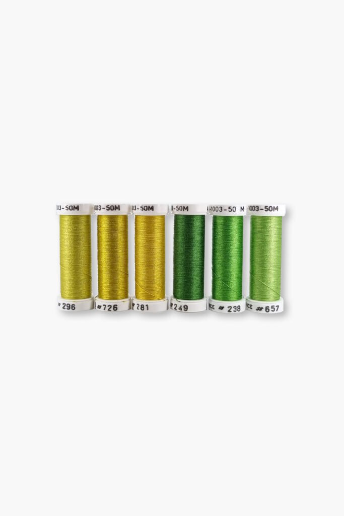 Au Ver à Soie Soie 1003 “Prairie” – Pack of 6 Spools – 100% Silk