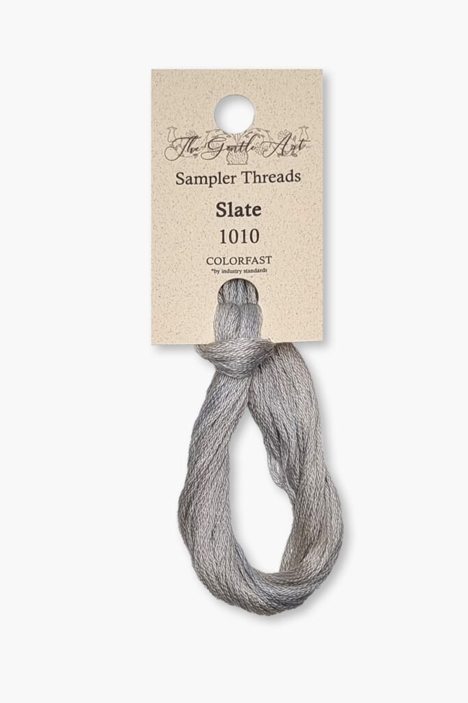 Gentle Art Sampler – Slate 1010B – 10 yd – 100% Hand-Dyed Cotton