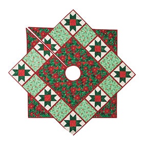 Elegant Christmas Tree Skirt Pattern Downloadby Kristin Gassaway