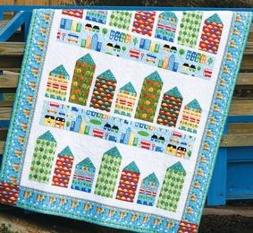 Little Town Quilt Pattern Downloadby It's Sew Emma