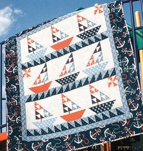 Row, Row, Row Your Boat Quilt Pattern Downloadby It's Sew Emma