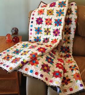 Flowers Squared Quilt Pattern Downloadby Tulip Square