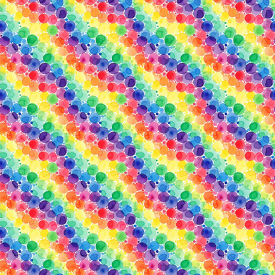 Northcott Radiant Rhapsody by Patrick Lose 10740-10 Diagonal Dots Multi | SOLD BY THE HALF-YARD