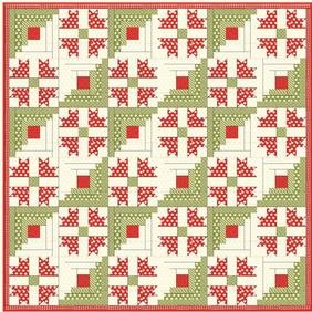 Cabin Christmas Quilt Pattern Downloadby Cotton Way