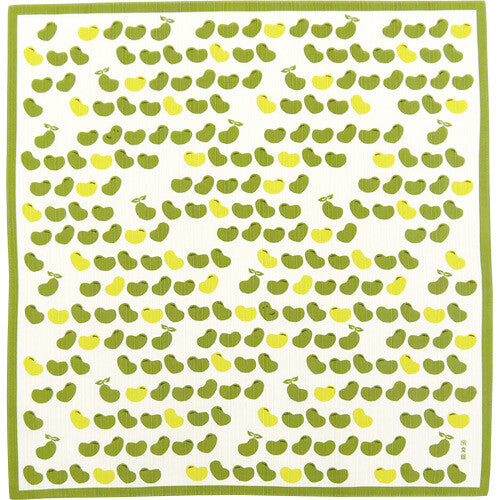 "Soybeans" 100% Cotton Bento/Furoshiki Wrapping Cloth from Japan