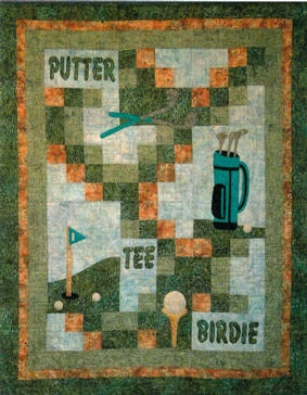 Gone Golfing Quilt Pattern Downloadby Cottage Quilt Designs
