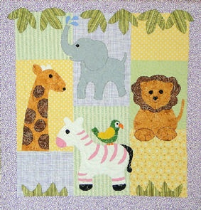 Safari Chums Quilt Pattern Downloadby Cottage Quilt Designs