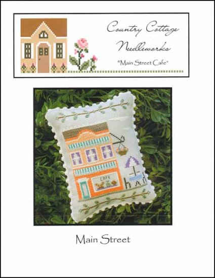 Main Street - Cafe - Cross Stitch Chart