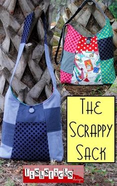The Scrappy Sack Pattern Downloadby Fishsticks Designs
