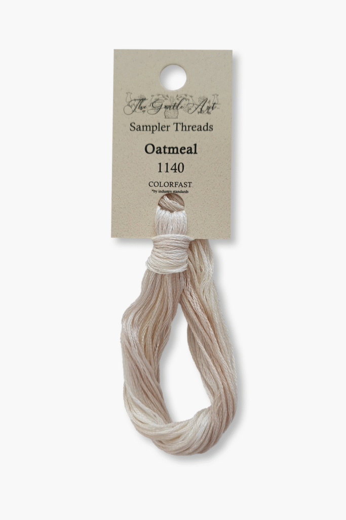 Gentle Art Sampler Threads – Oatmeal 1140B – 10 YD – 100% coton teint à la main