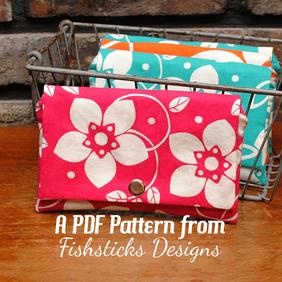 The Wherever You Go Wallet Pattern Downloadby Fishsticks Designs
