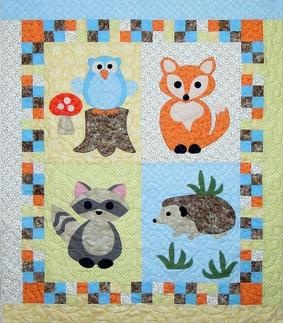 Woodland Babies Quilt Pattern Downloadby Cottage Quilt Designs